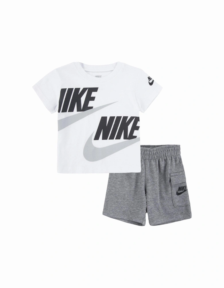 Infant Boys Nsw Hbr Cargo Ft Short Set - Grey