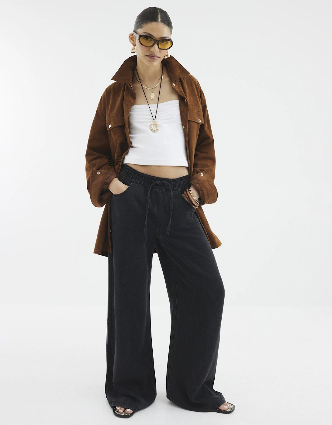 Wide Leg Pyjama Jeans, 2 of 1