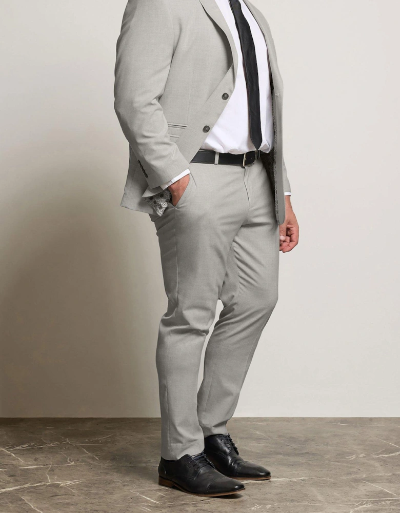 Plain Suit Trousers 29" - Grey