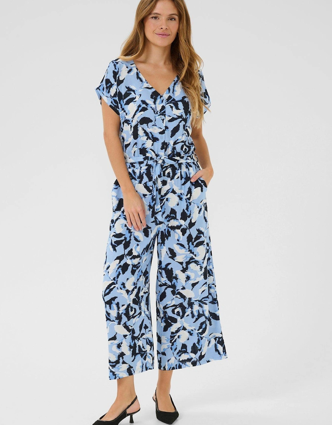Mira Jumpsuit - Blue, 2 of 1