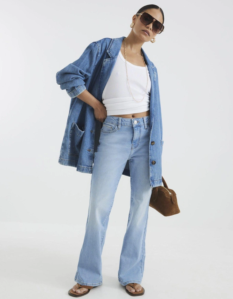 Petite Mid-rise Bootcut Jeans