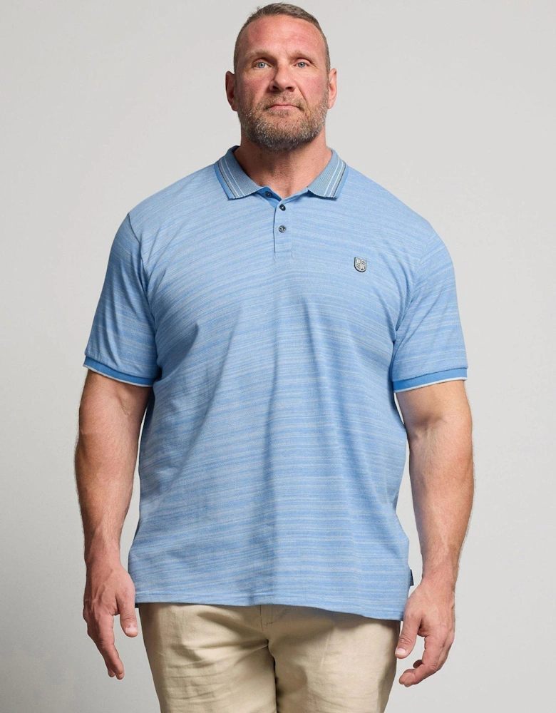 Jacquard Polo Shirt - Blue