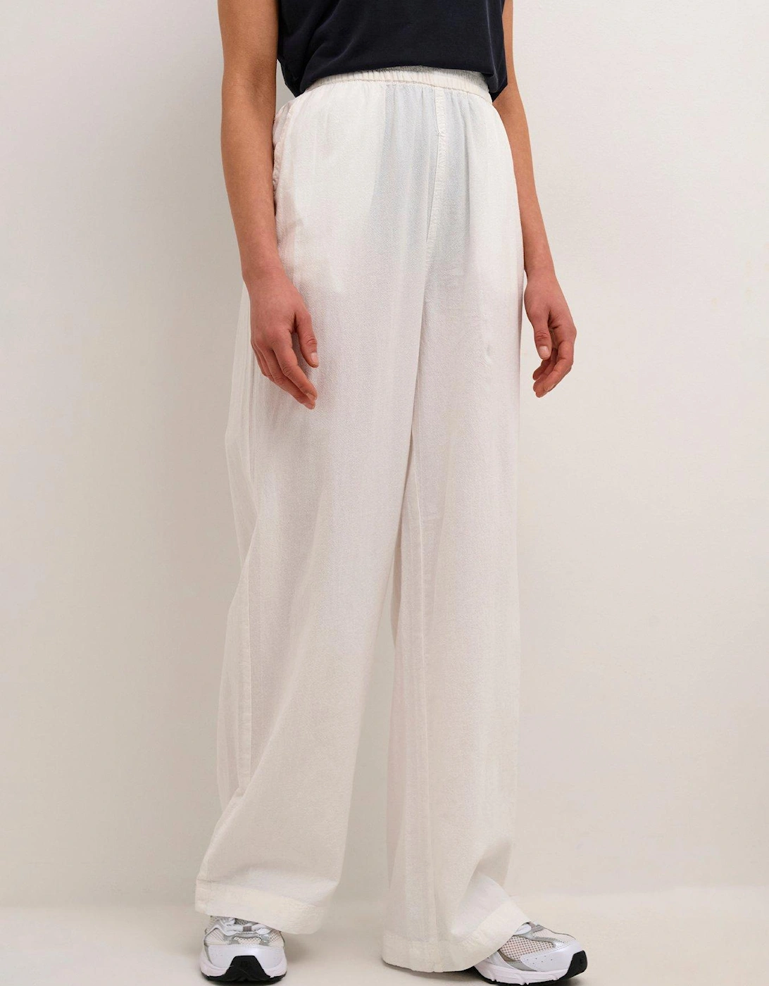 Naya Wide Pants - White, 2 of 1