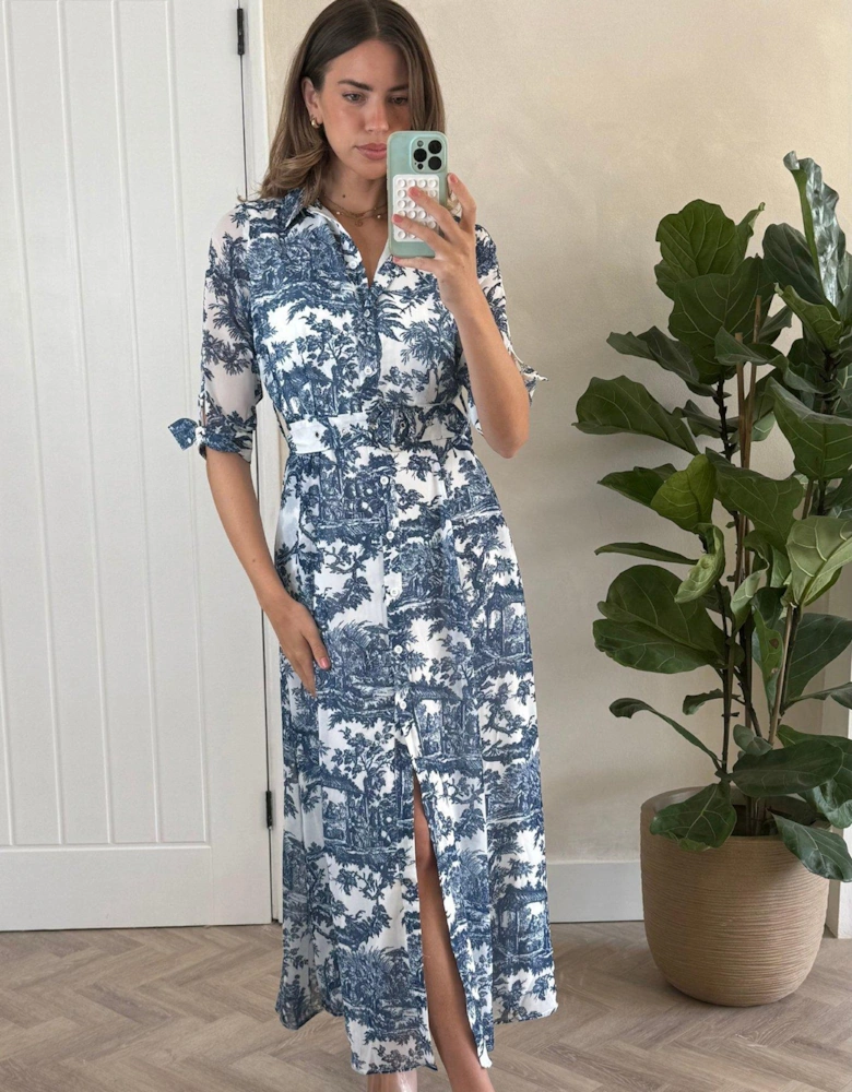 Floral Daphne - Blue