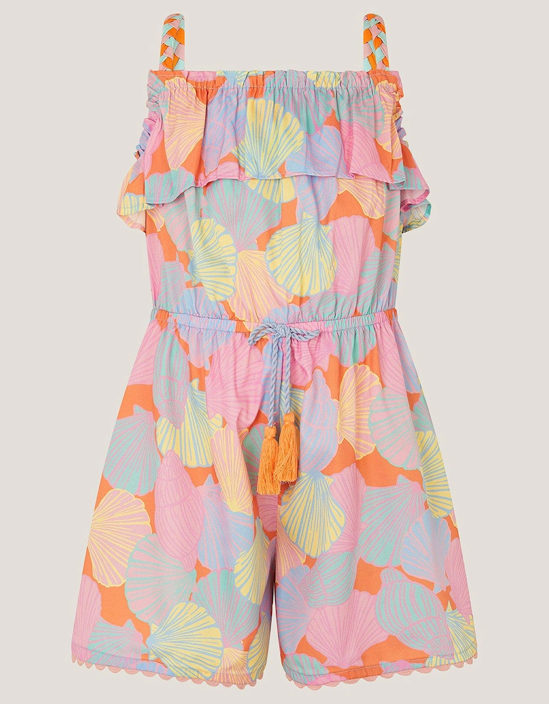 Girls Jelly Haze Shell Print Playsuit - Multi, 2 of 1