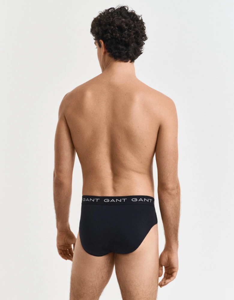 3-Pack Regular Waist Briefs, Black