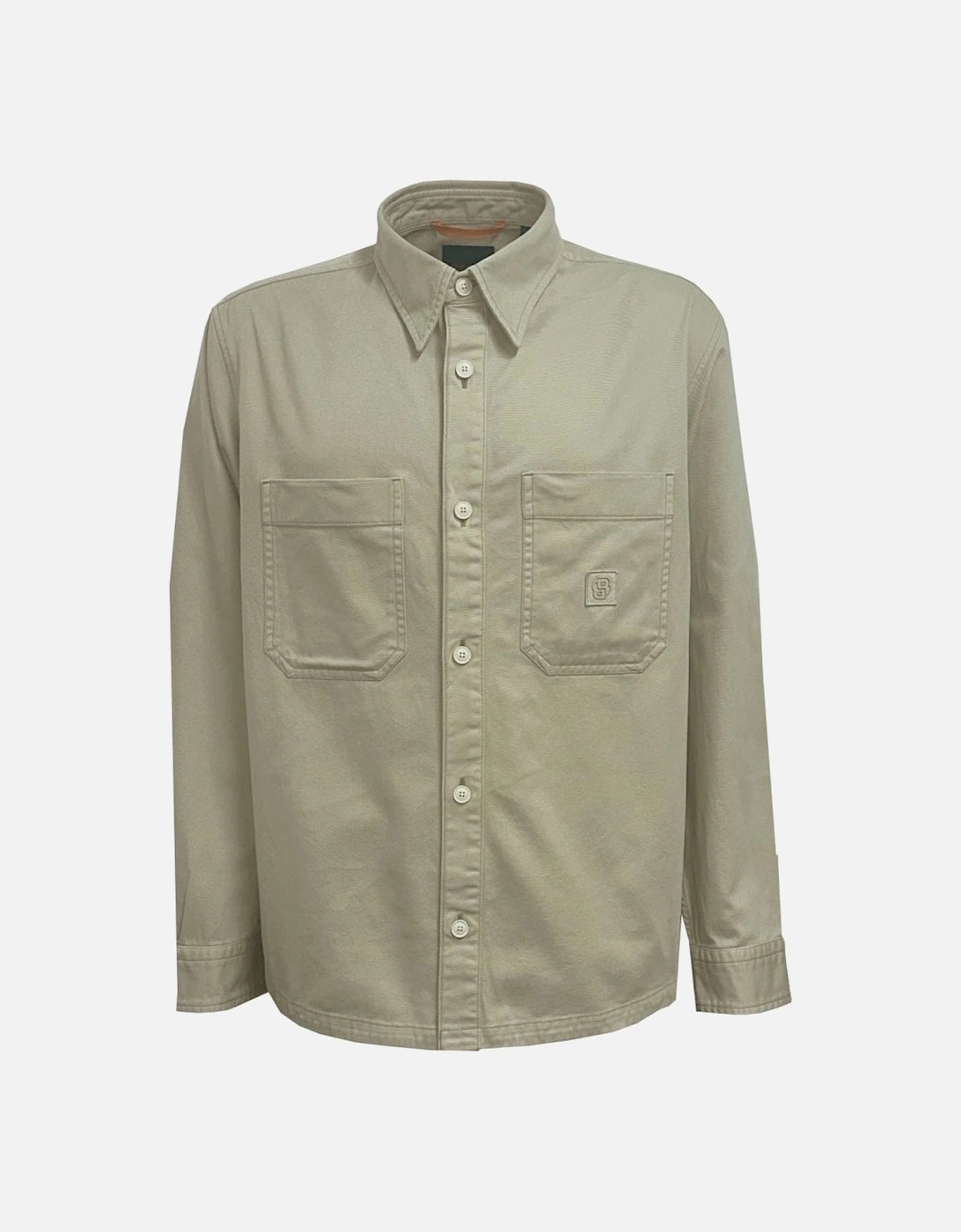 Men's Beige Lerato Overshirt, 3 of 2