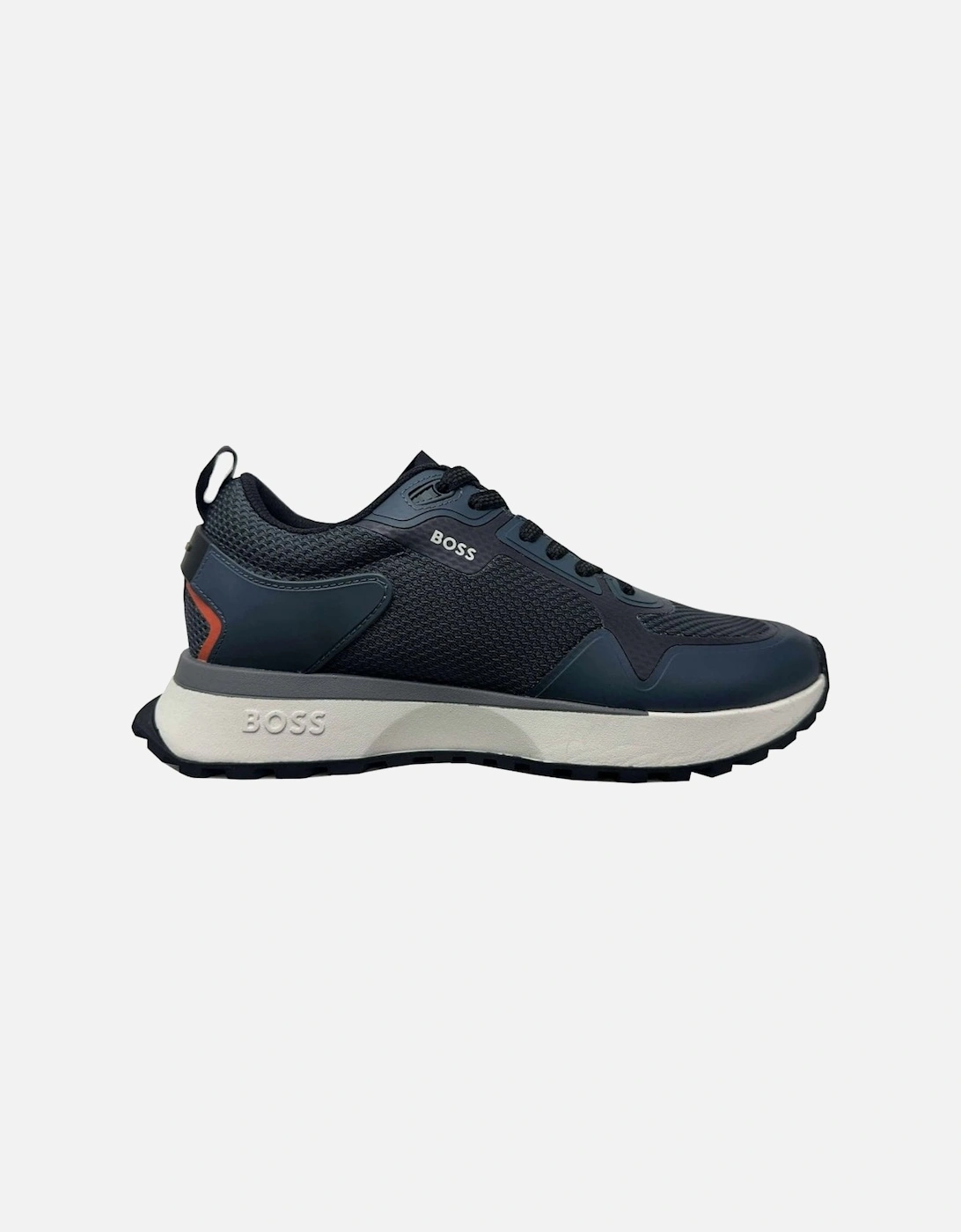 Men's Navy/ Blue Jonah Runn Trainers, 5 of 4