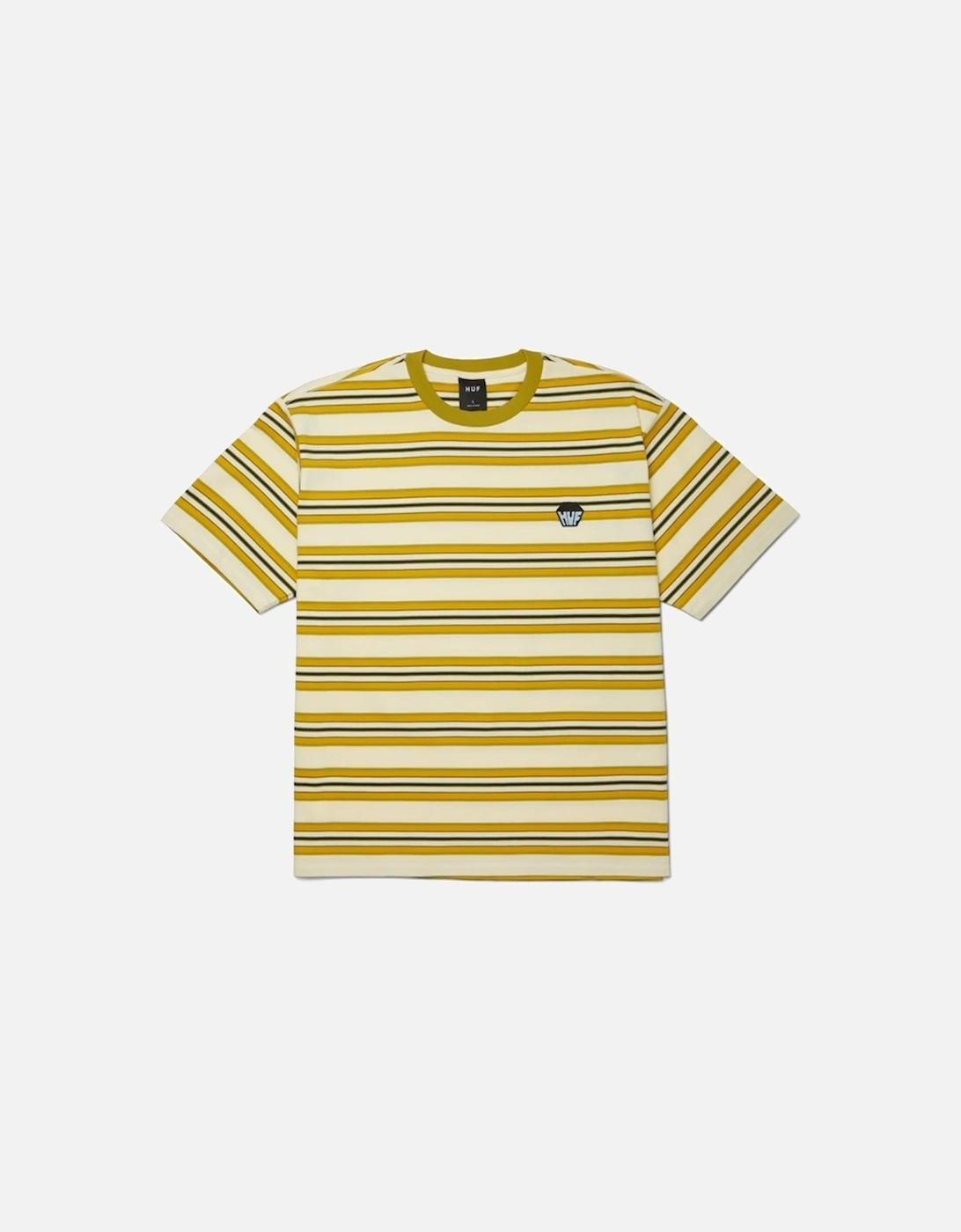 Big Block Stripe Boxy Top Pale Yellow, 4 of 3