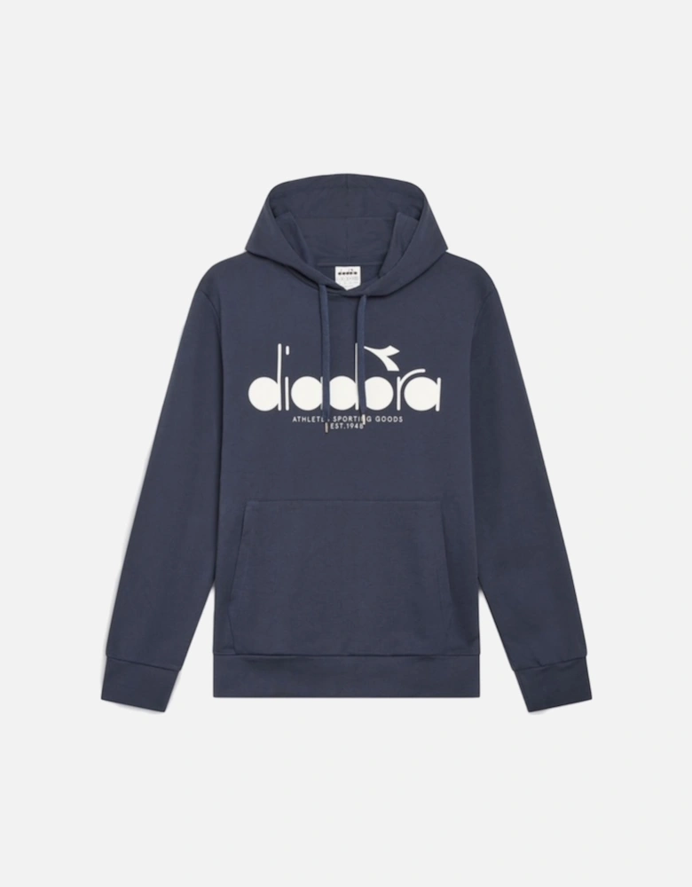 Hoodie Logo Blue Denim