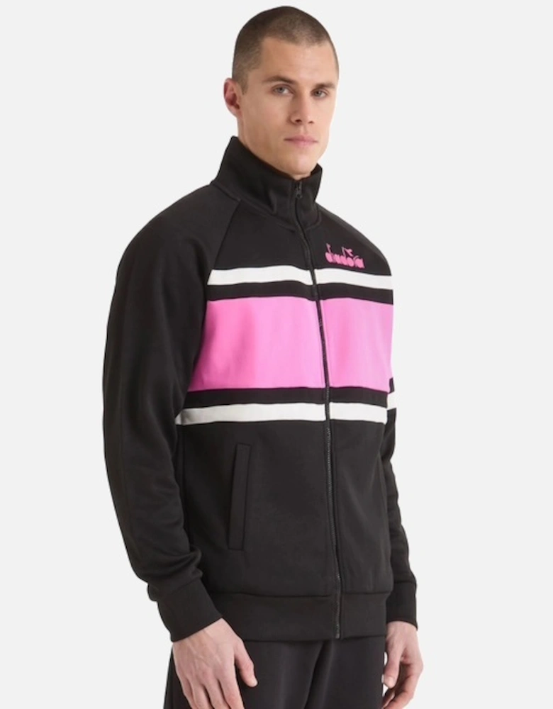 Black 80s Track Jacket