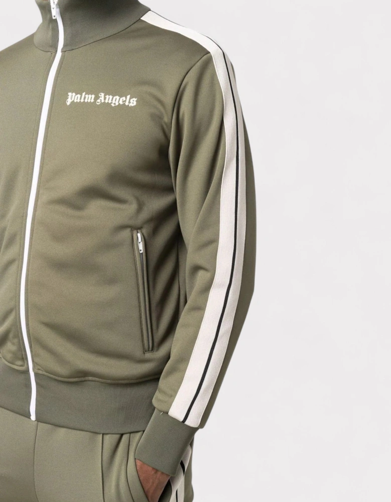 Palm Angels Classic Track Jacket Military Green