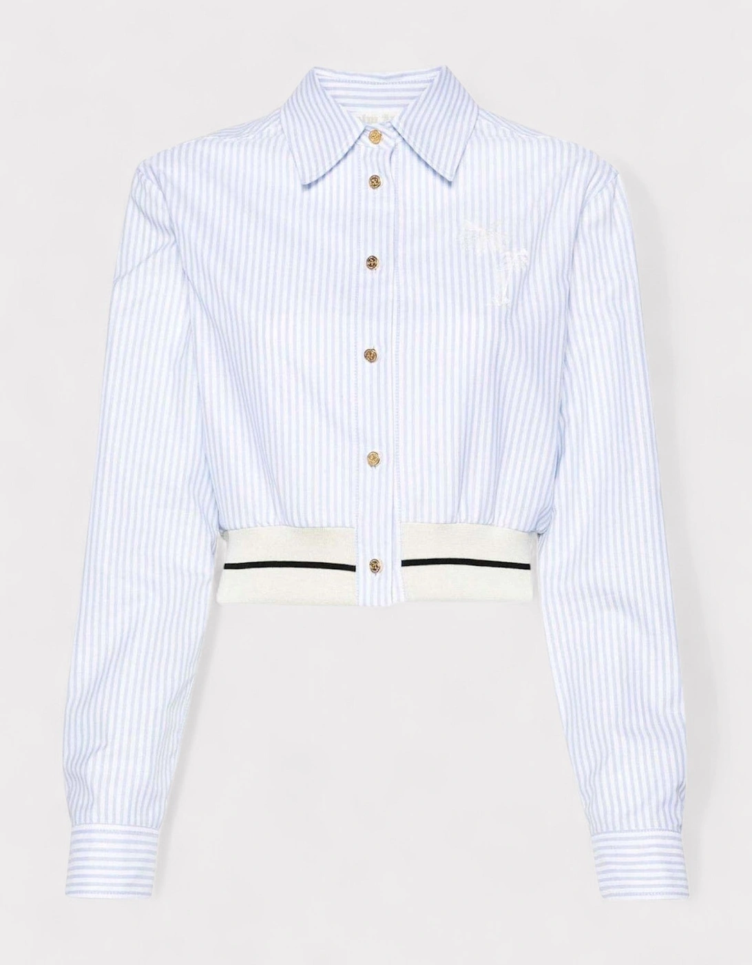 Tree Striped Shirt Womens Blue, 6 of 5