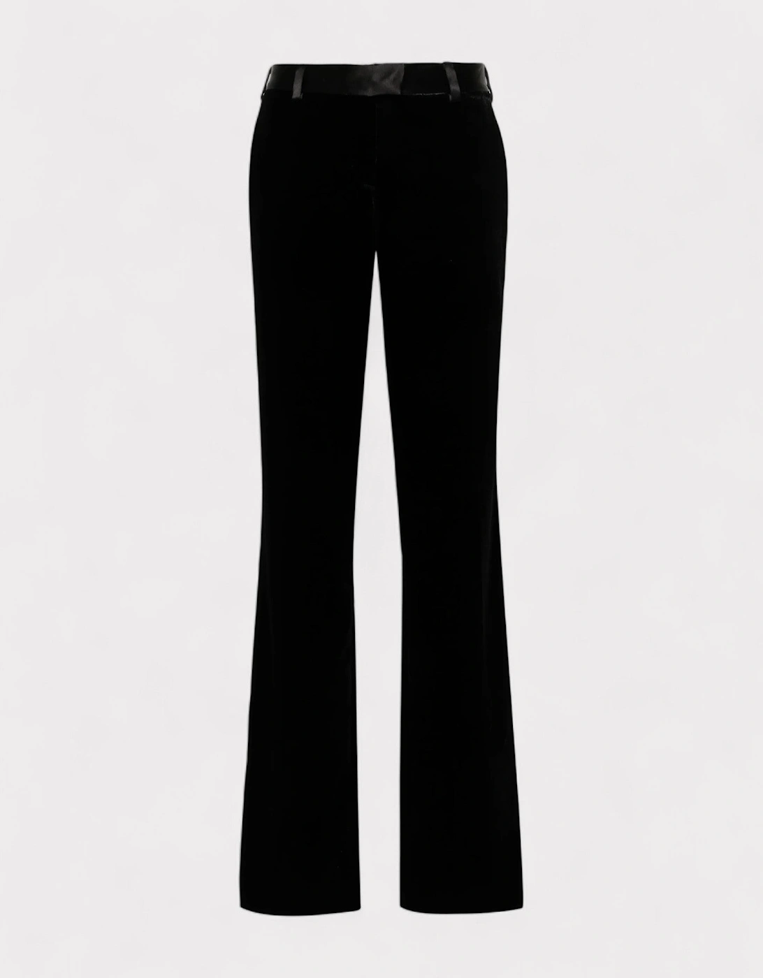 Velvet Tailored Trousers Black, 6 of 5