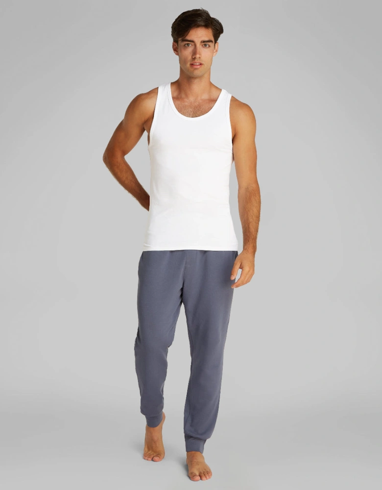 3-Pack Cotton Stretch Tank Tops, White