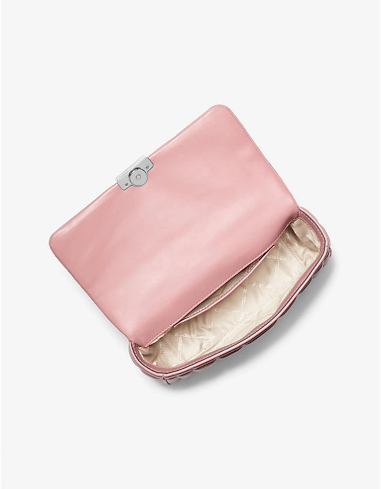 Tribeca Large Quilted Leather Shoulder Bag