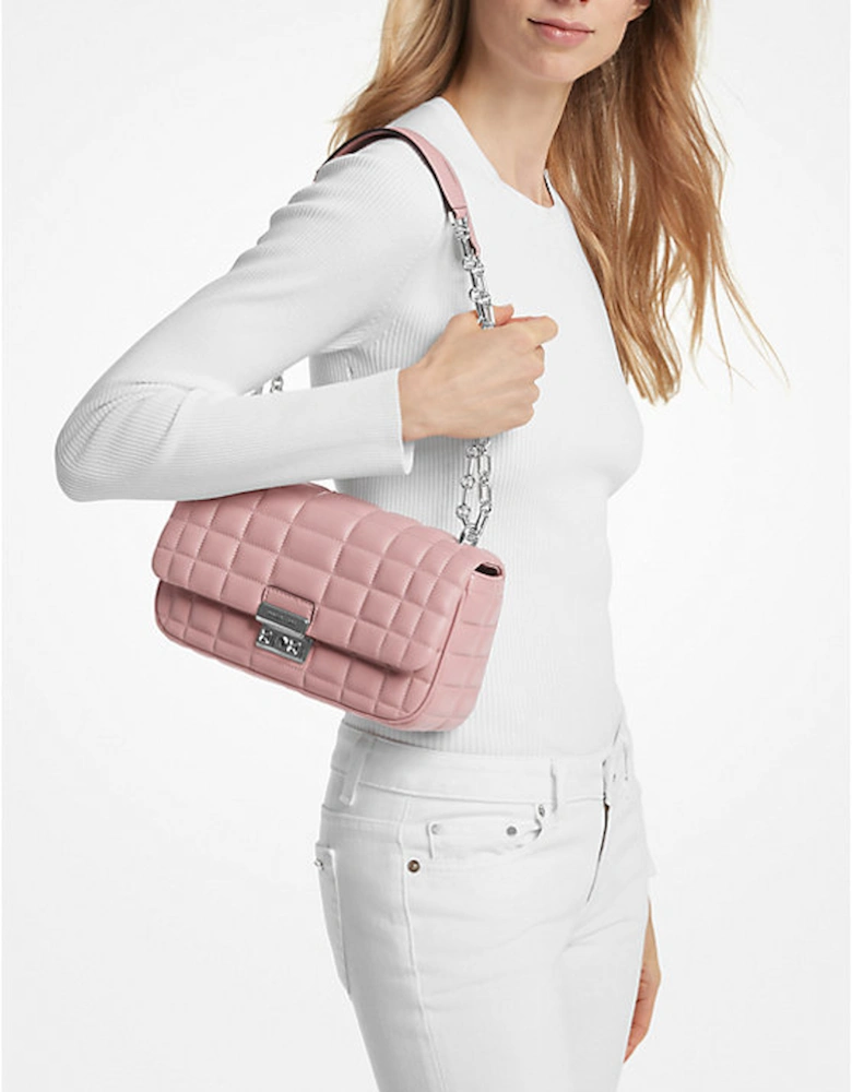 Tribeca Large Quilted Leather Shoulder Bag