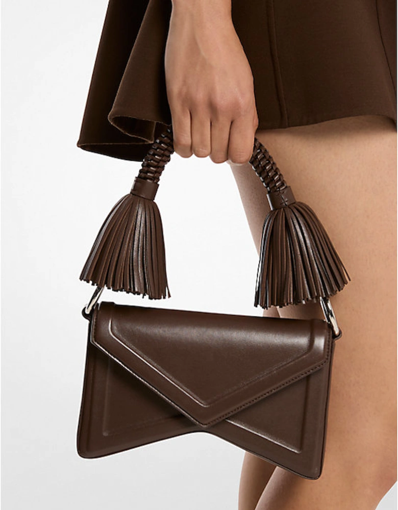 Manhatta Leather Tassel Shoulder Bag
