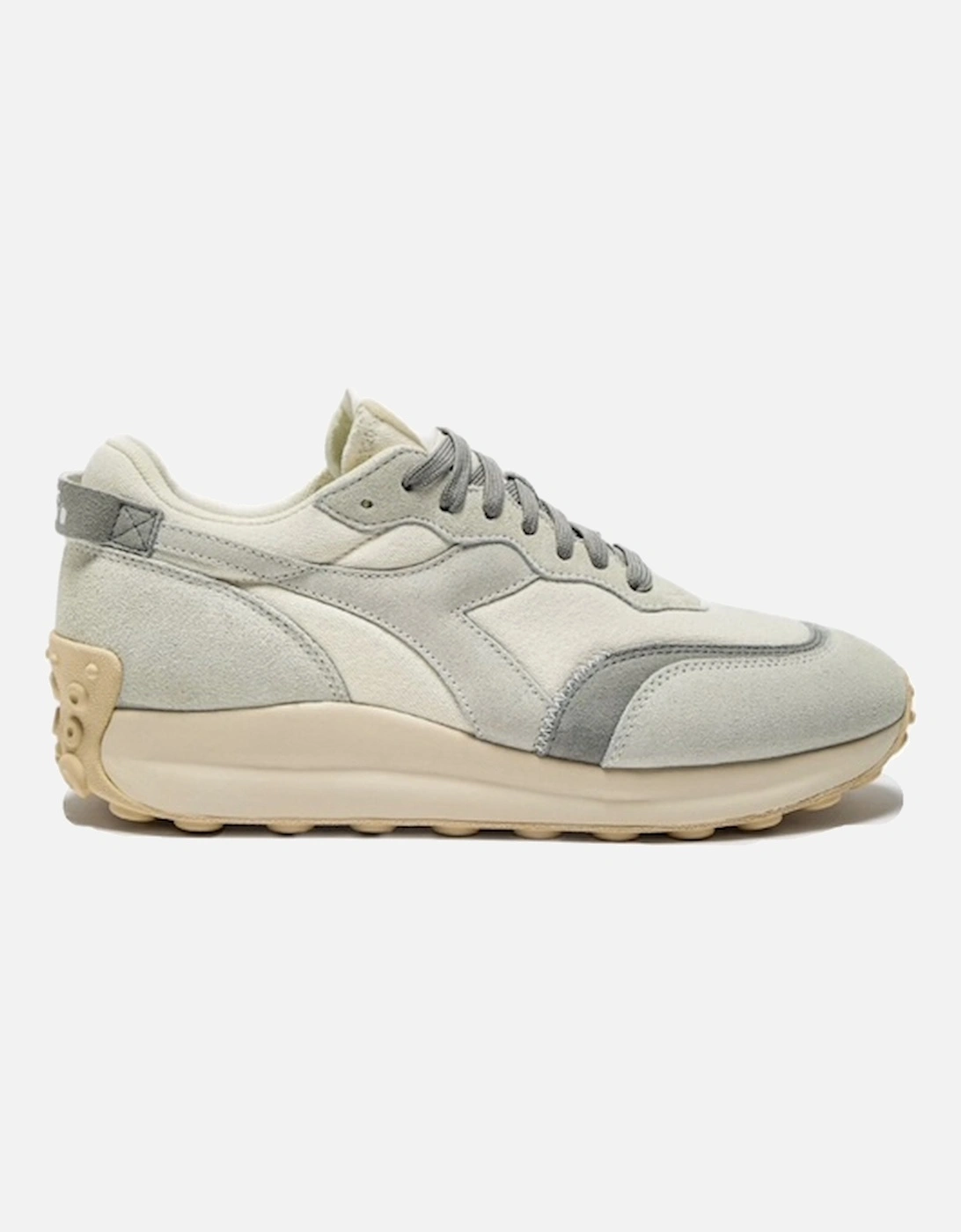 Race Suede SW Star White/Limestone Trainer, 4 of 3