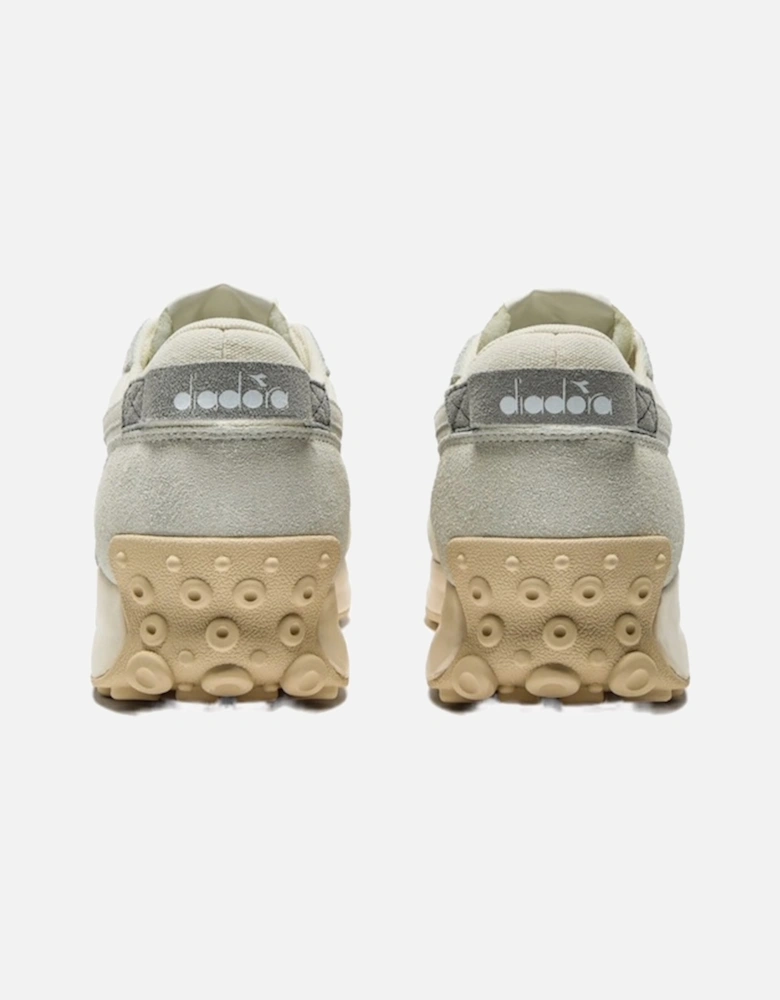 Race Suede SW Star White/Limestone Trainer
