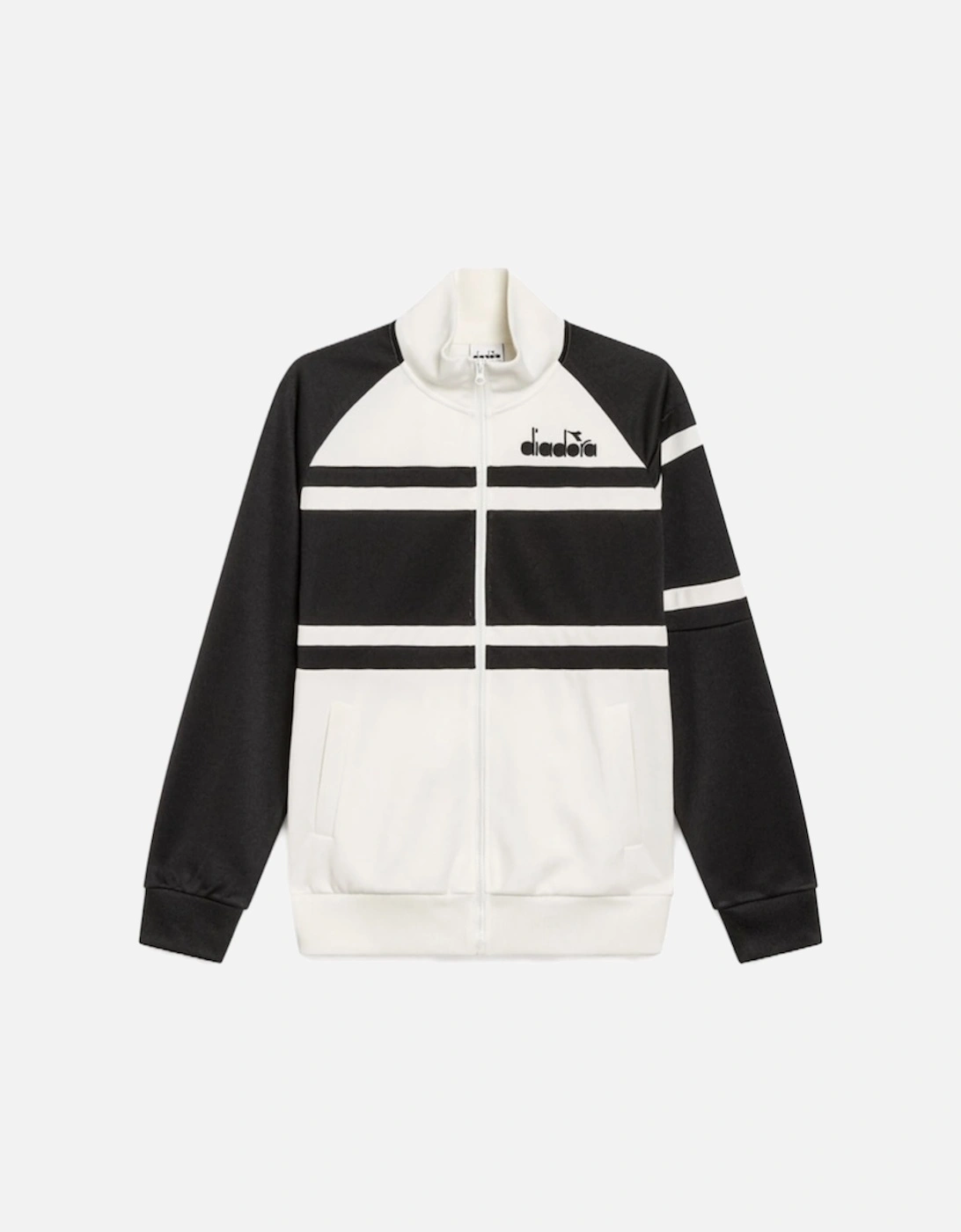 Men's Diadora Optical White 80s Track Jacket - Size: Regular/36