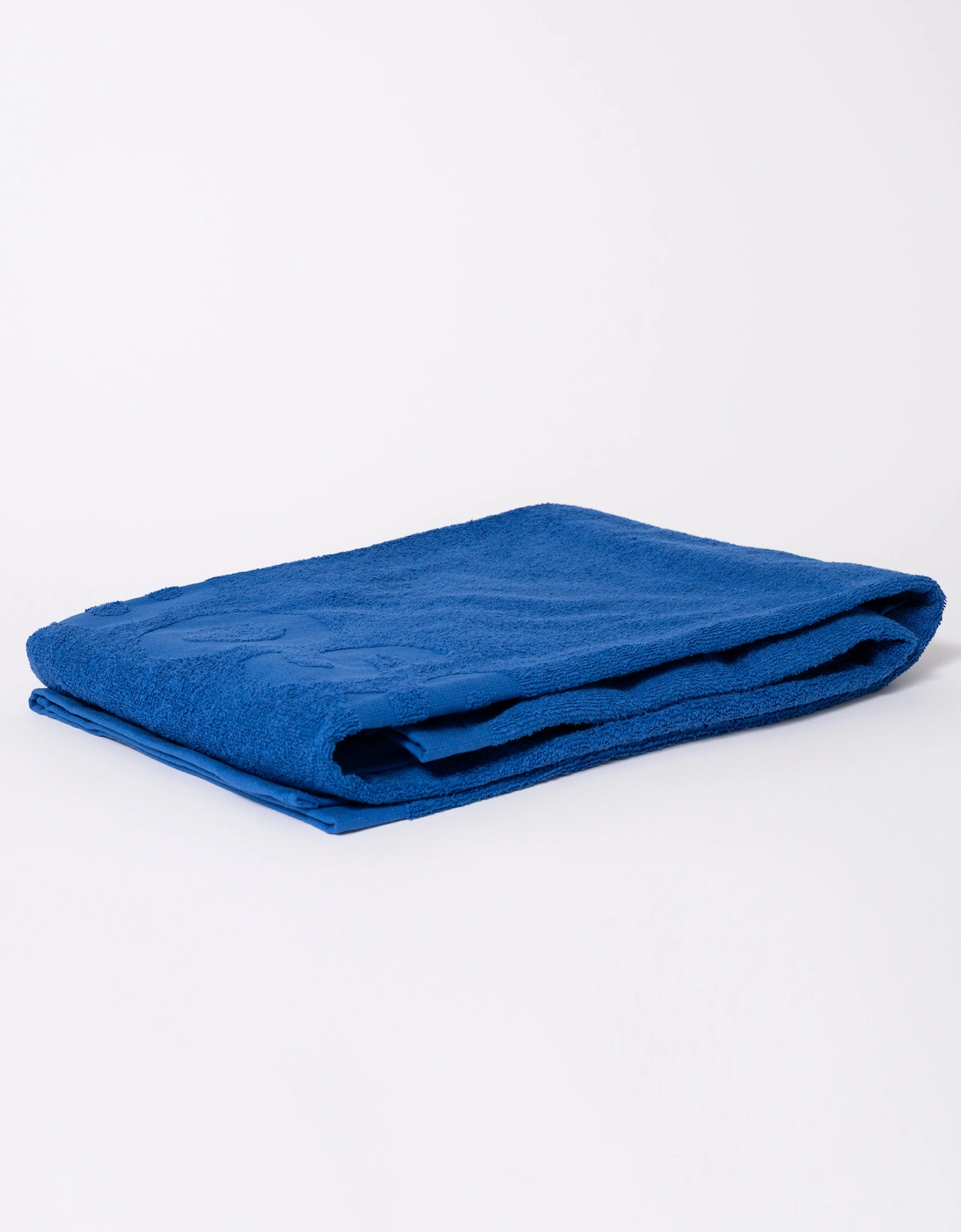BOSS Orange Mens Solid Colour Beach Towel - Medium Blue 427, 2 of 1