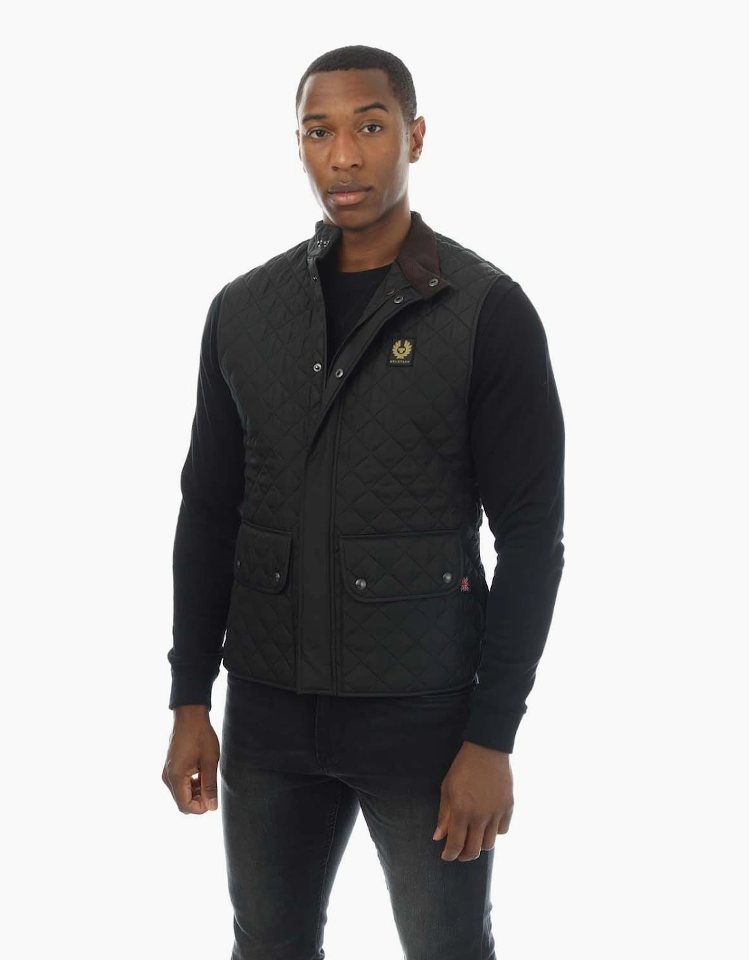 Belstaff Men's Black Icon Gilet - : 44/Regular 2XL