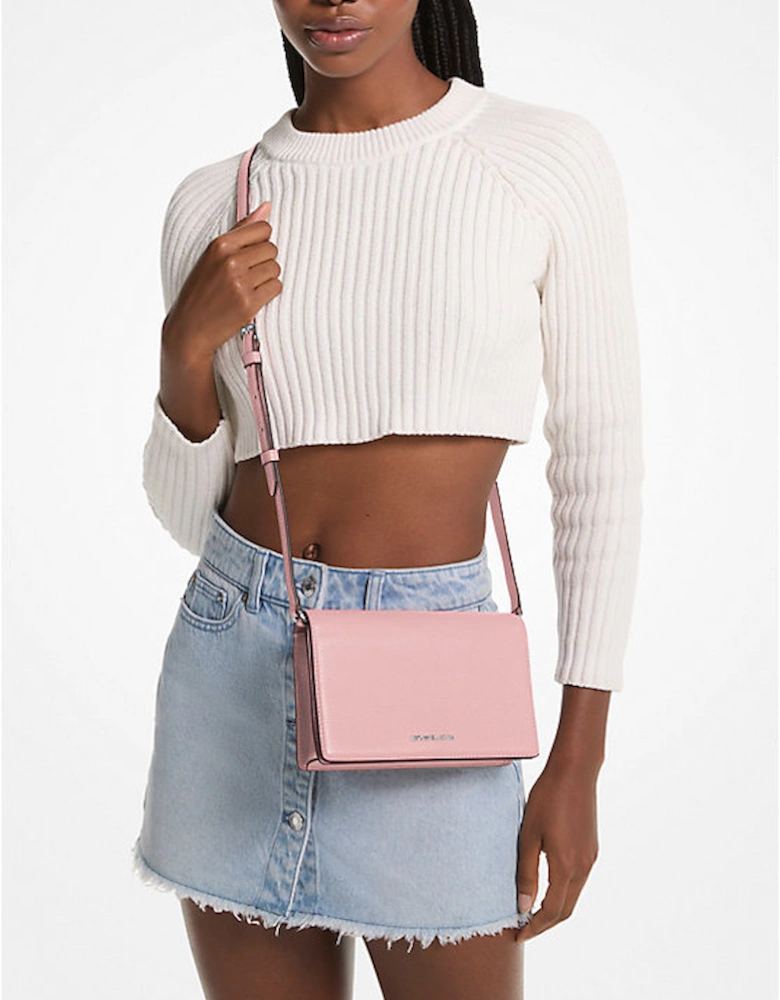 Jet Set Medium Pebbled Leather Crossbody Bag