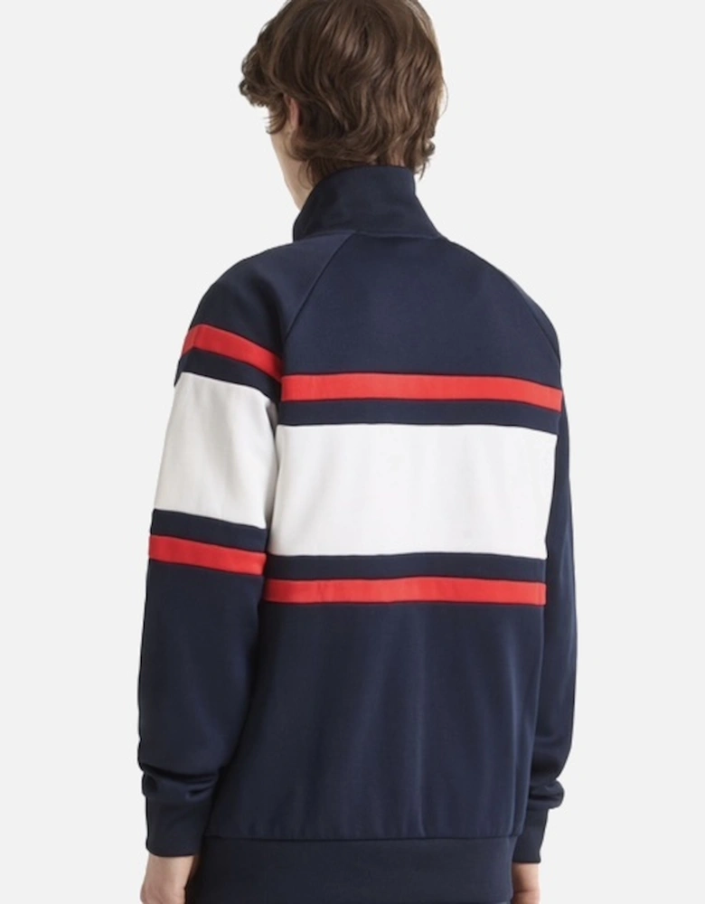 Blue Denim 80s Track Jacket