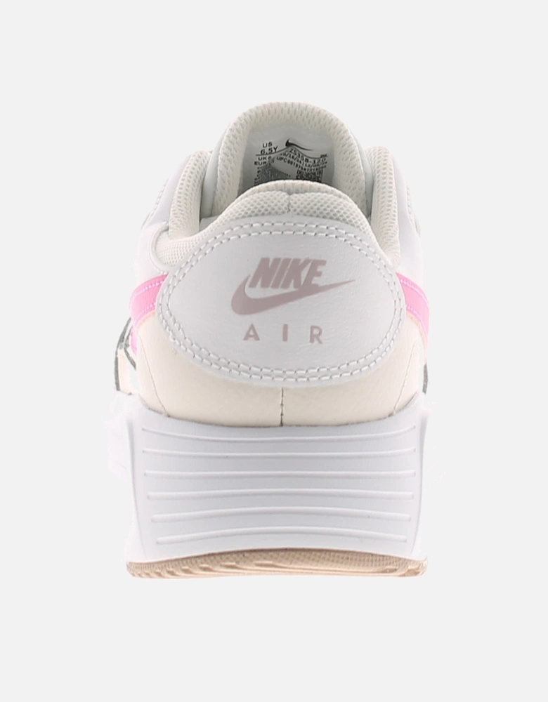 Nike Junior Girls Trainers Air Max SC GS Lace Up white UK Size