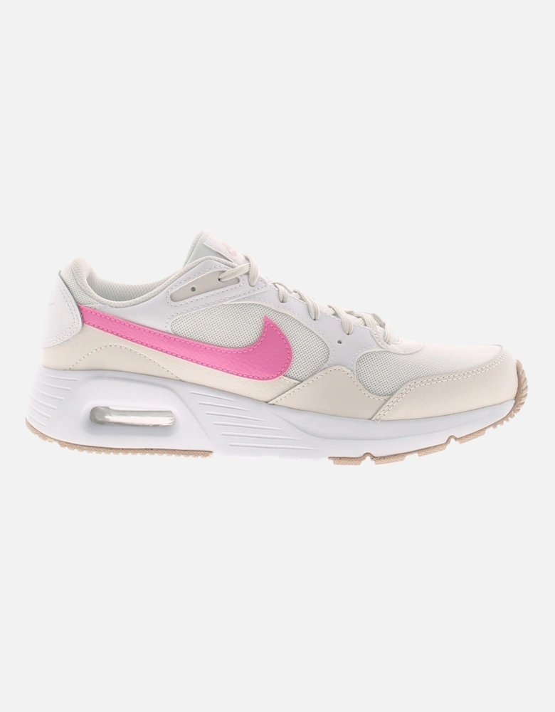 Nike Junior Girls Trainers Air Max SC GS Lace Up white UK Size