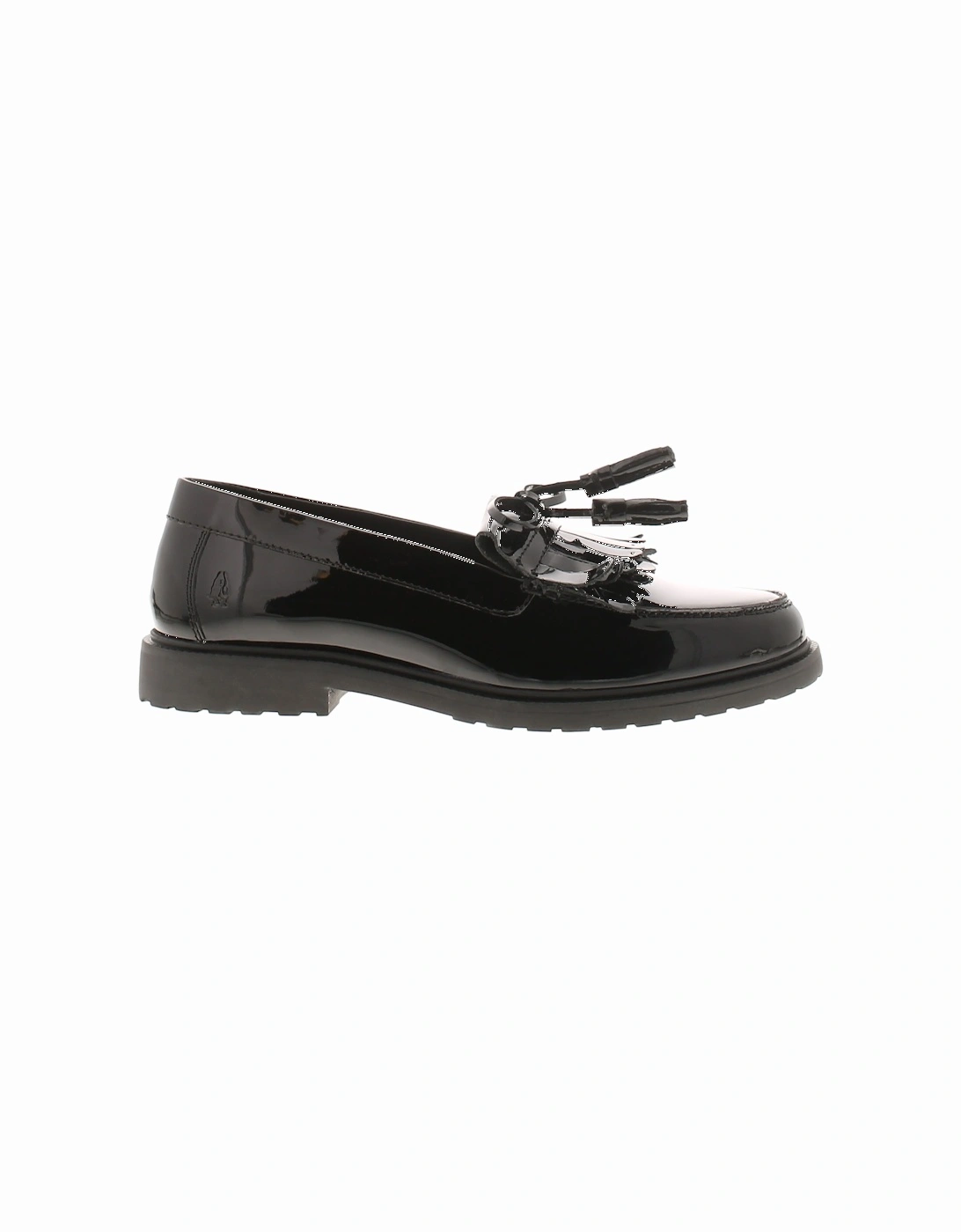 Womens Shoes Verity Kiltie Leather Slip On black patent UK Size