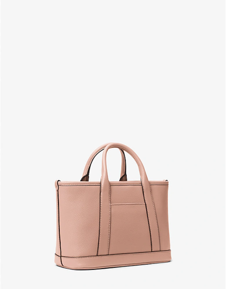 Luisa Small Pebbled Leather Satchel