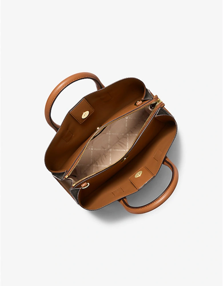 Ruthie Small Signature Logo Satchel