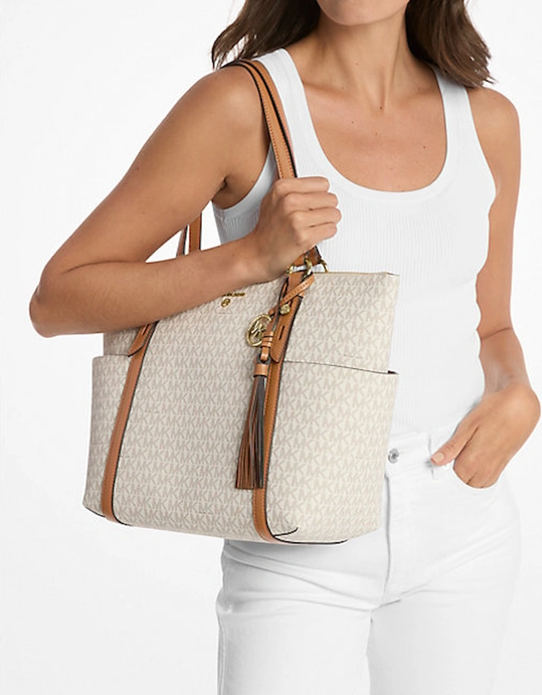 Sullivan Large Logo Top-Zip Tote Bag