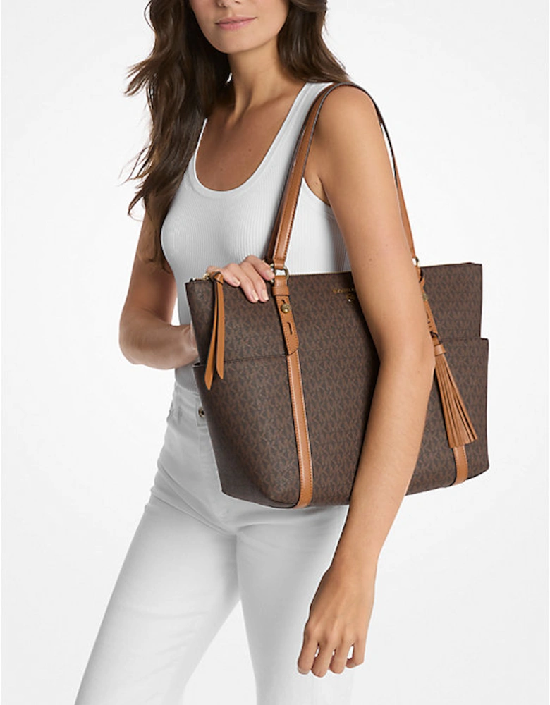 Sullivan Large Logo Top-Zip Tote Bag