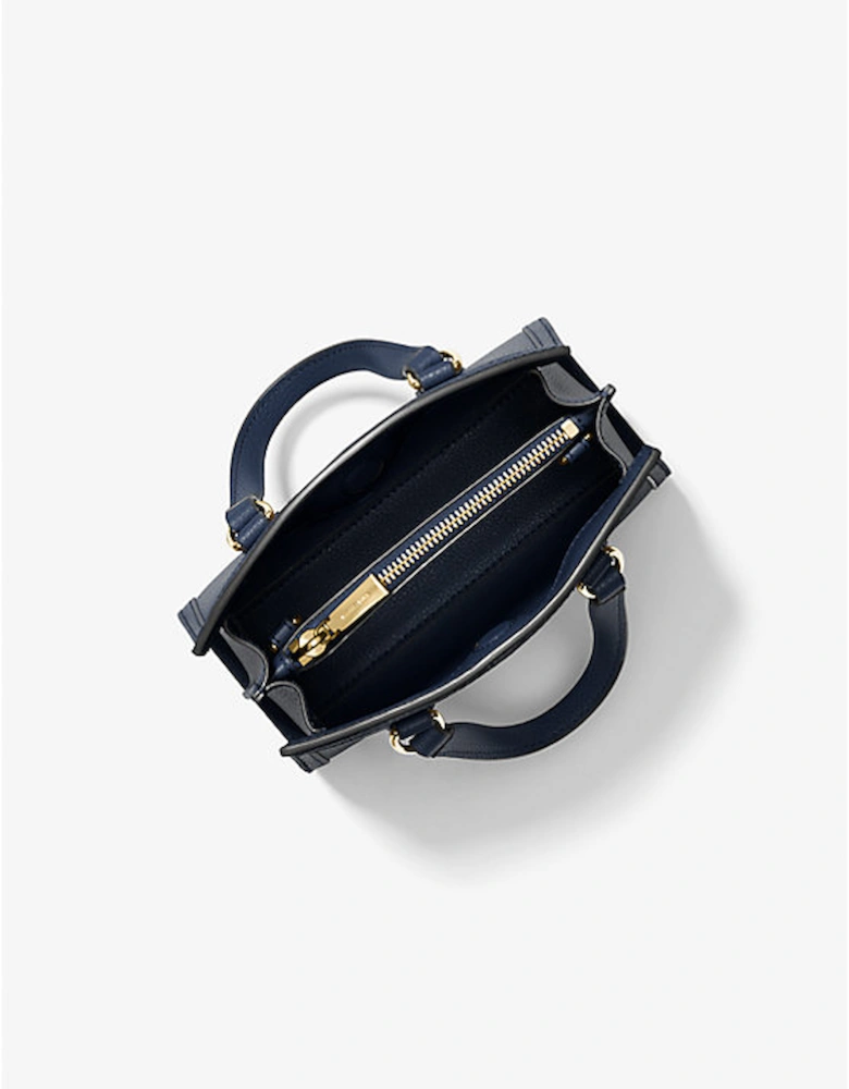 Chantal Extra-Small Pebbled Leather Messenger Bag