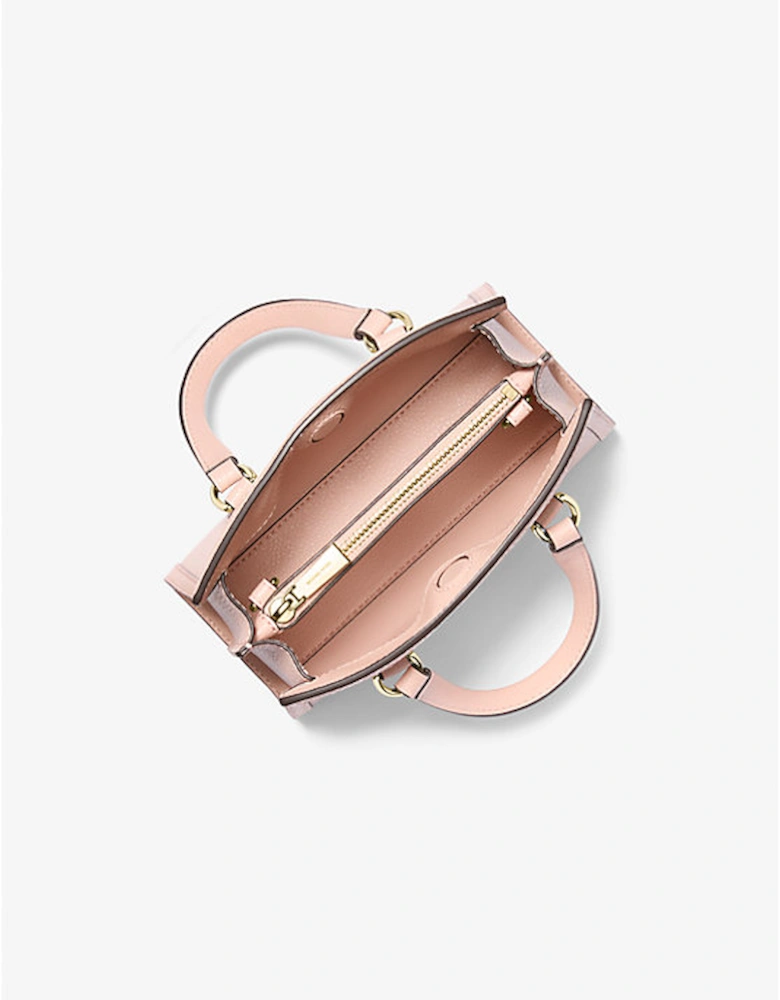 Chantal Extra-Small Pebbled Leather Messenger Bag