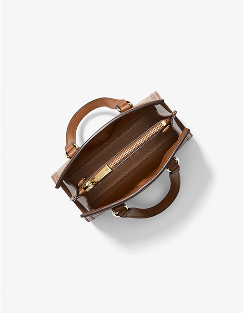 Chantal Extra-Small Pebbled Leather Messenger Bag
