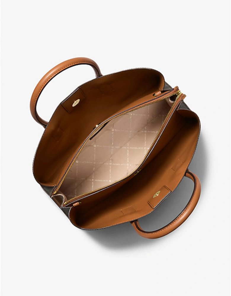 Ruthie Large Signature Logo Satchel
