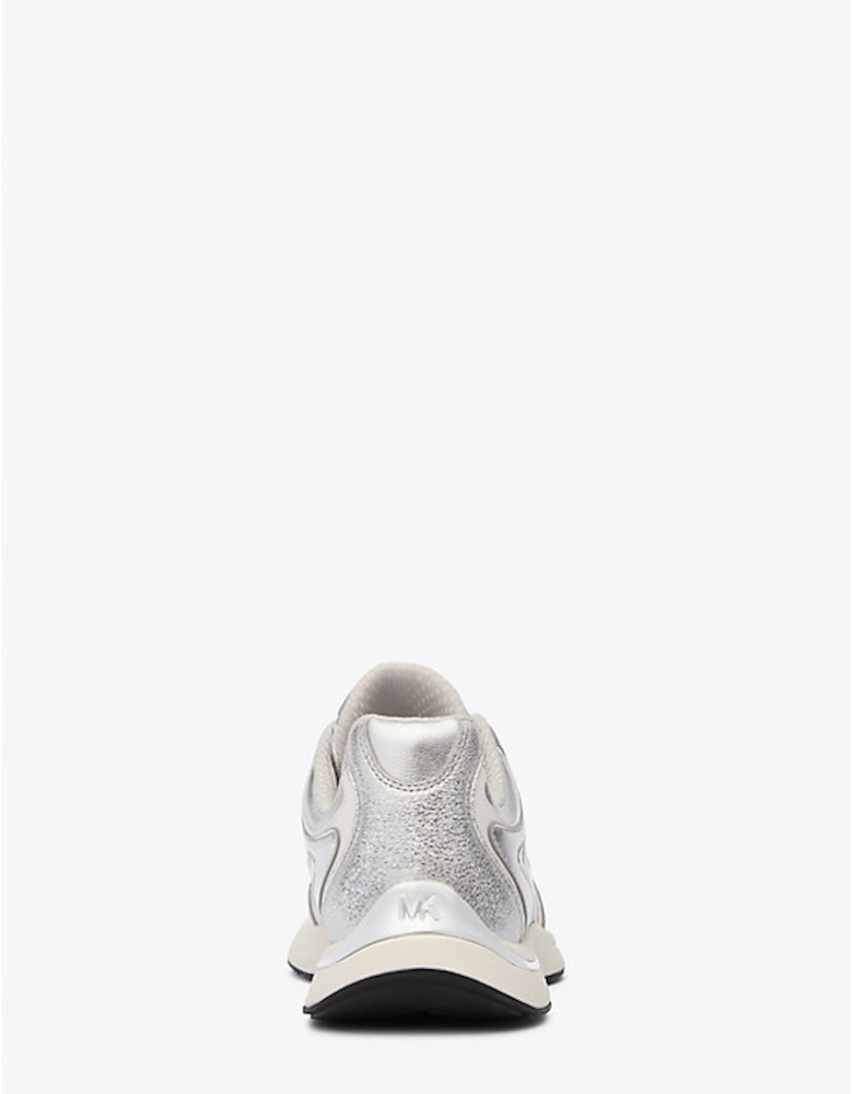 Riley Metallic Leather Trainer