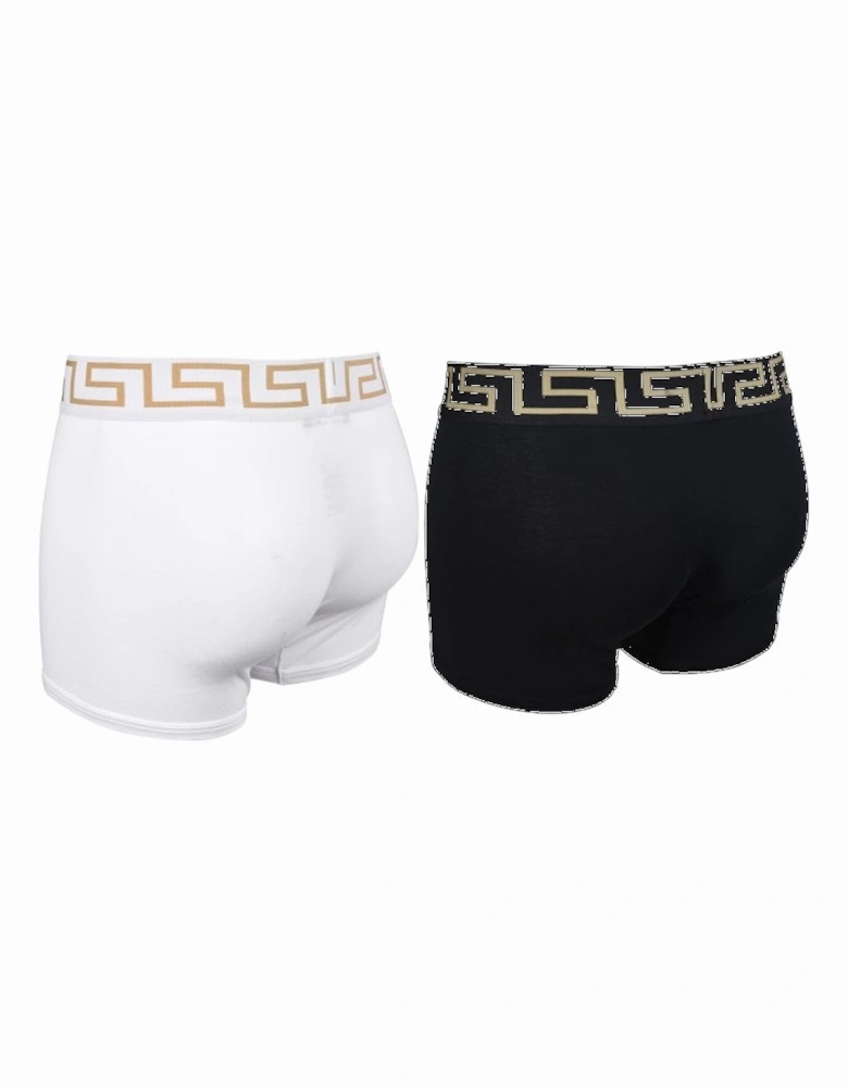 2-Pack Iconic Boxer Briefs, Black/White