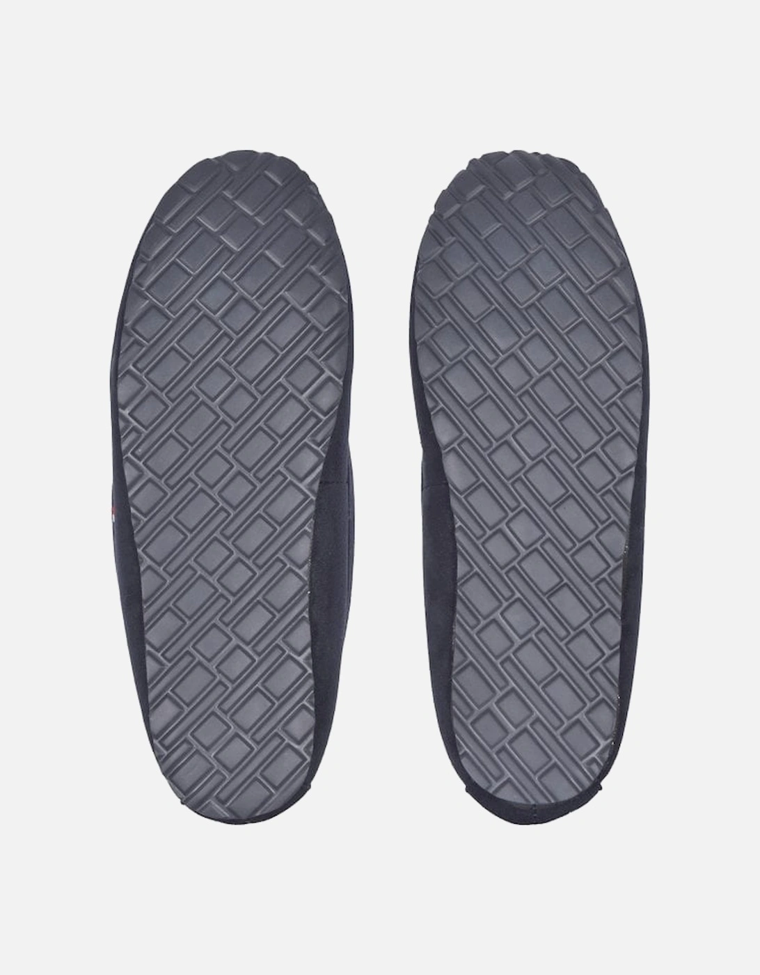 Driver Moccasin Slippers, Navy