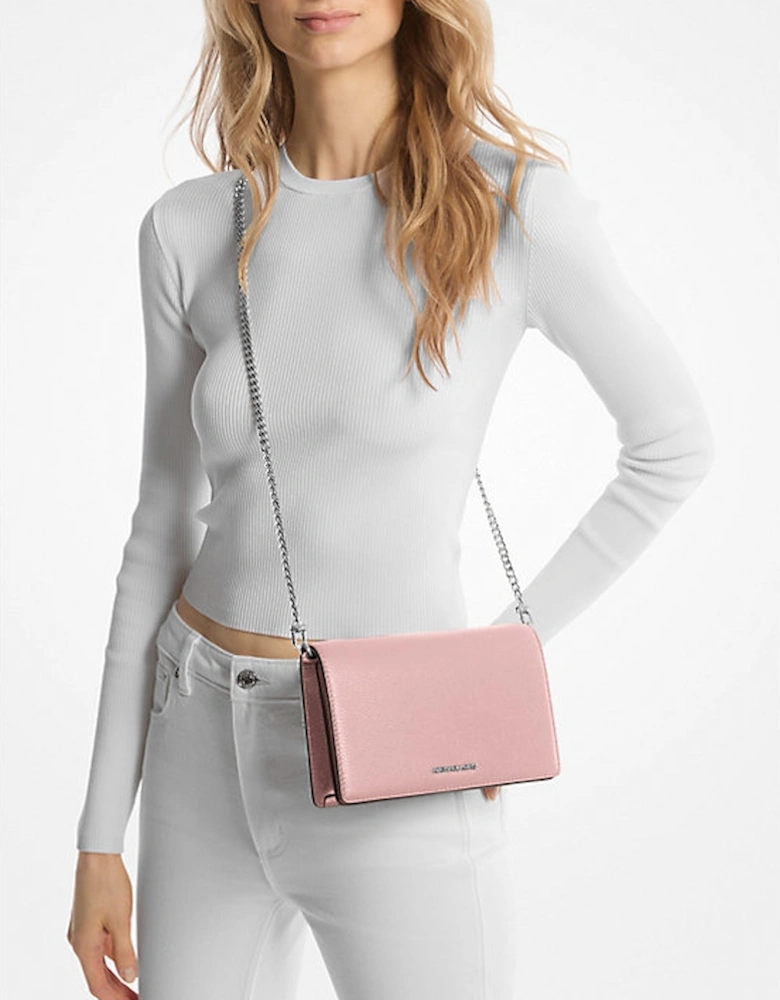 Jet Set Medium Pebbled Leather Crossbody Bag