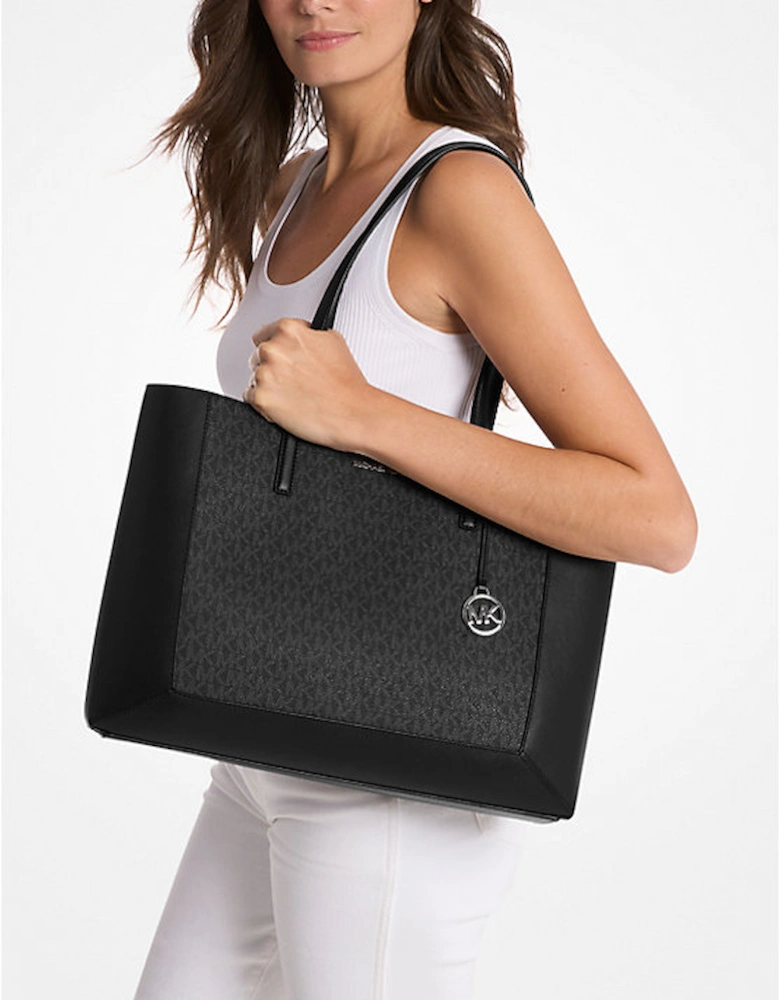 Sallie Large Signature Logo Tote Bag