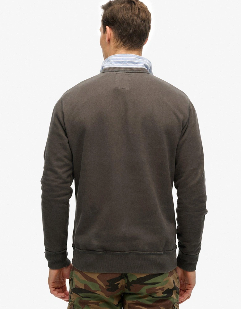 Athletic Essential Crew Sweatshirt - Dark Grey