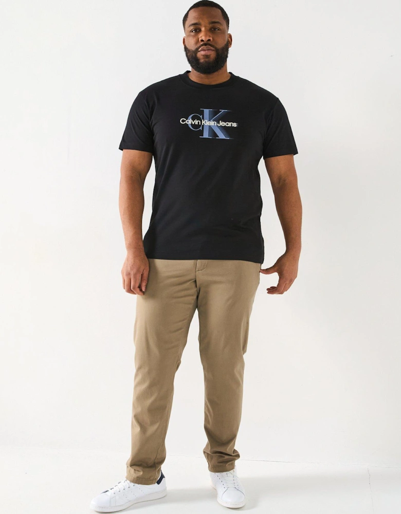 Plus Monologo Shift T-Shirt - Black
