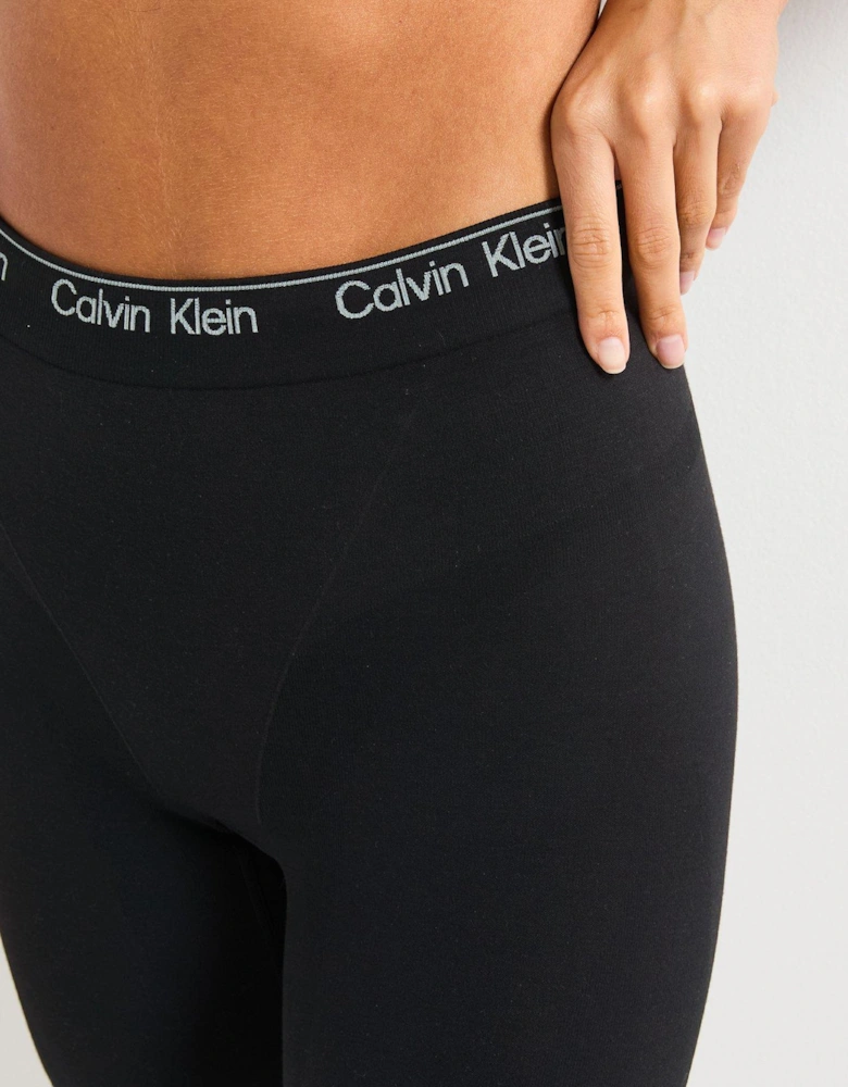 Cotton Seamless Thigh Slimmer - Black