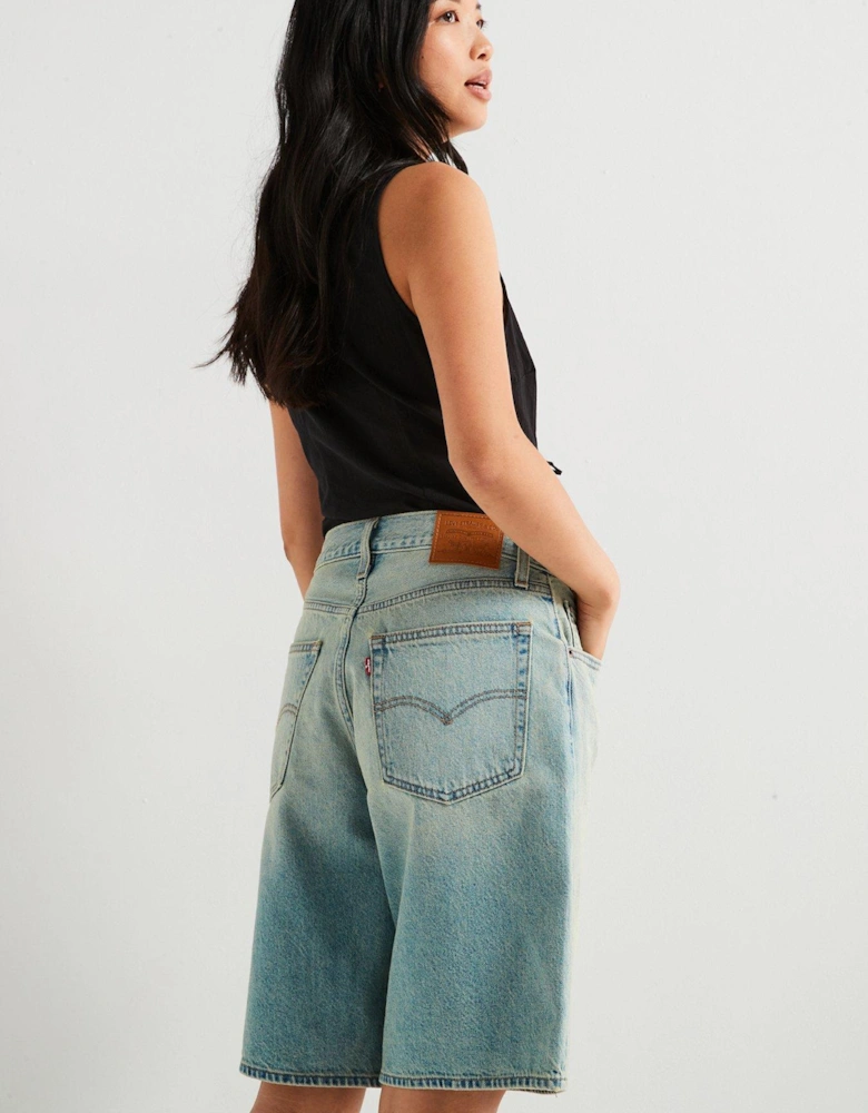 Baggy Dad Jorts - I Told You - Blue