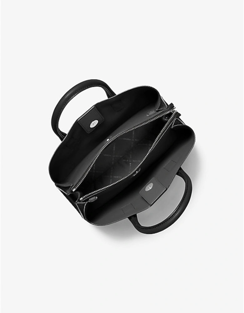 Ruthie Small Saffiano Leather Satchel